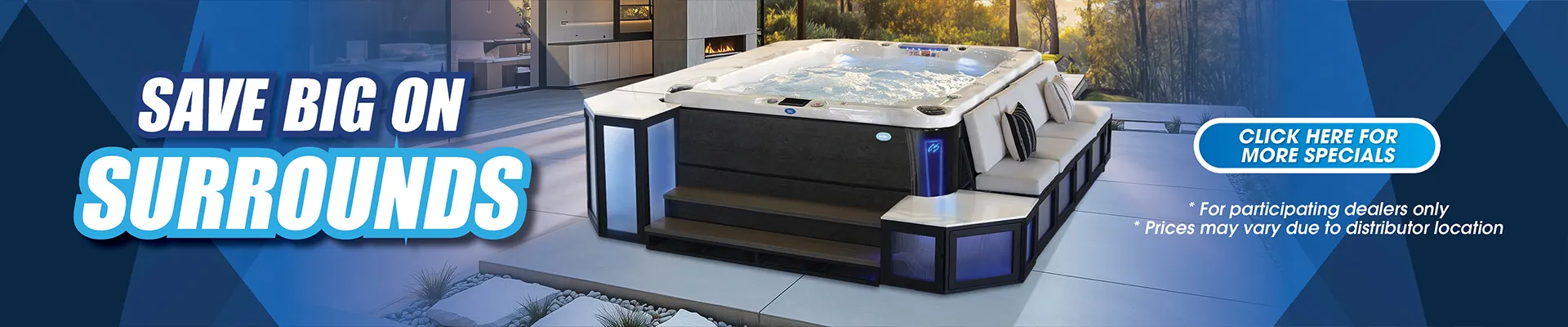 Calspas hot tub being used in a family setting - Clovis